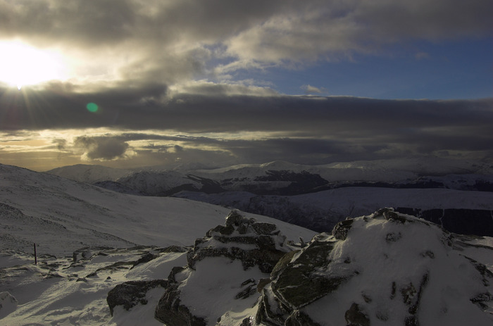 Wave from Stuc a Chroin summit