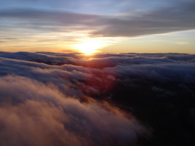 Sunset over Speyside