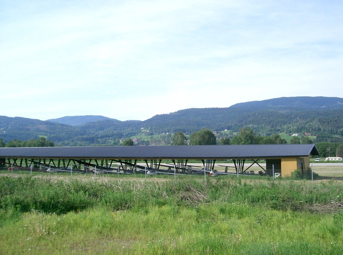 Notodden Gliders at rest