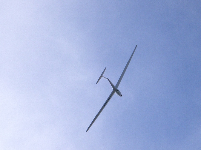 Bruce doing aerobatics