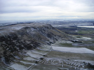 Bishop ridge with a light dusting of snow