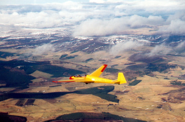 Flying from Aboyne.