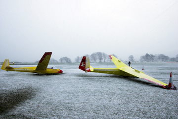 The fleet in the Snow