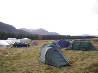 Camping at Feshie